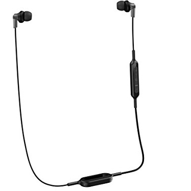Panasonic Wireless Bluetooth In-Ear Headphones with Sound Mic Controller & Quick Charge Function Black (RP-HJE120B-K), Only $13.64