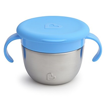 Munchkin Snack Plus Stainless Steel Snack Catcher, Blue, Only $7.00, free shipping