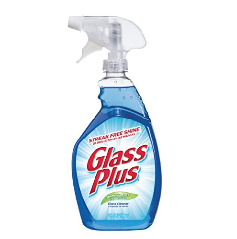 Glass Plus 玻璃清洁剂 32oz, 现点击coupon后仅售$1.79, 免运费！