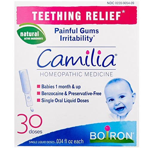 史低价！Boiron Camilia 缓解出牙疼痛滴剂，30支，原价$16.56，现仅售$6.80，免运费