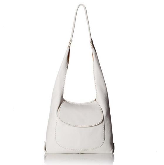 FRYE Naomi Pickstitch Hobo Leather Handbag $120.33，free shipping