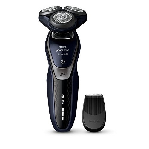 Philips Norelco Electric Shaver 5550, Wet & Dry, S5590/81, with Turbo+ mode and Precision Trimmer, Only $69.99, free shipping