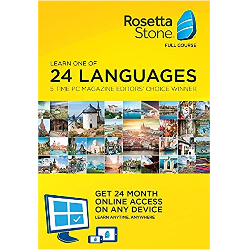 学习语言神器！Rosetta Stone罗塞塔石碑 语言教学软件，原价 $279.00，现仅售 $189.00，免运费