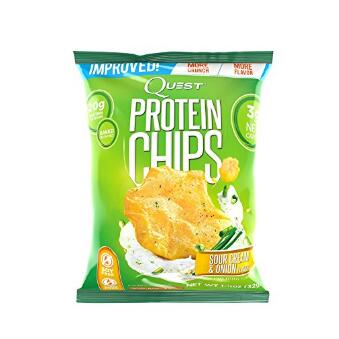 Quest Nutrition 高蛋白含量 非油炸 酸奶油洋蔥味 薯片  8包 特價僅售$8.77