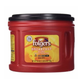 Folgers Breakfast Blend 咖啡 25.4 Oz，现仅售$3.81，免运费！