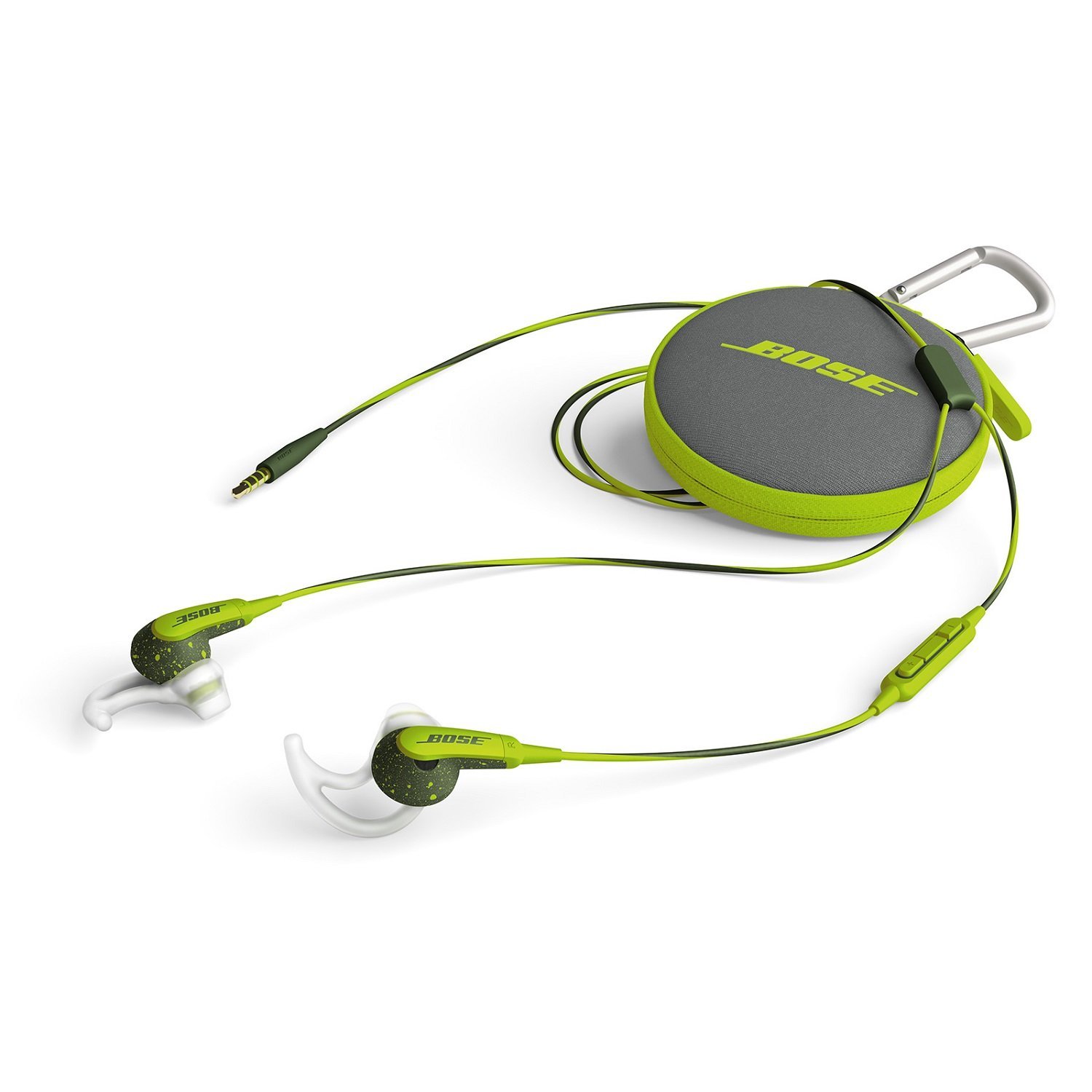 史低价！Bose SoundSport入耳式运动耳机，支持Apple设备，绿色 $39.00 免运费