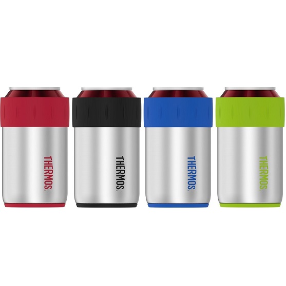 Thermos Stainless Vacuum Insulated 12 oz Can Insulator (Set of 4), Multicolor, Only$20.42