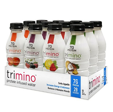 trimino蛋白水，16盎司X12瓶，多种口味混合装，仅售 $19.99