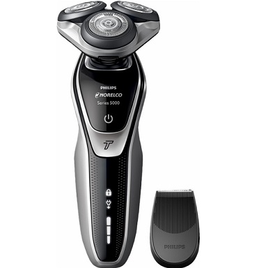 Philips Norelco - 5500 Wet/Dry Electric Shaver - Super Nova Silver, S5370/81, only $64.99, free shipping
