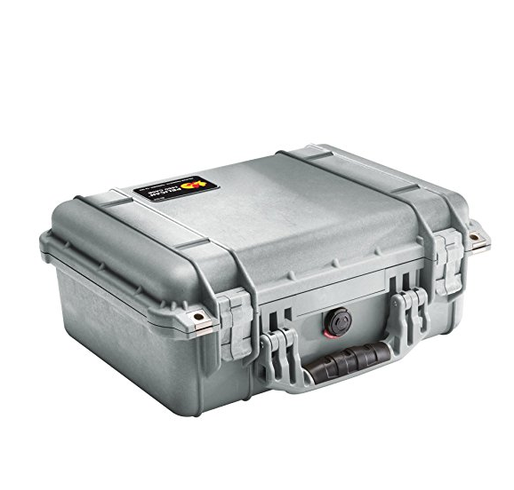 Pelican 1450 Case With Foam (Silver) only $89.95