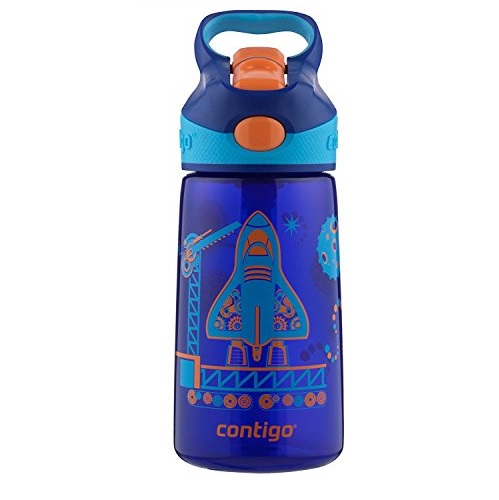 Contigo AUTOSPOUT Straw Striker Kids Water Bottle, 14oz, Sapphire, Only $5.93