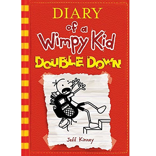 史低价！《Diary of a Wimpy Kid # 11 小屁孩日记 第十一部： Double Down》，原价$13.95，现仅售$3.72