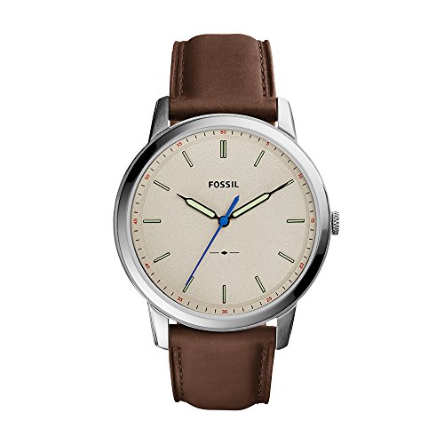 Fossil Men's FS5306 The Minimalist Three-Hand Brown Leather Watch, Only $64.98 , free shipping