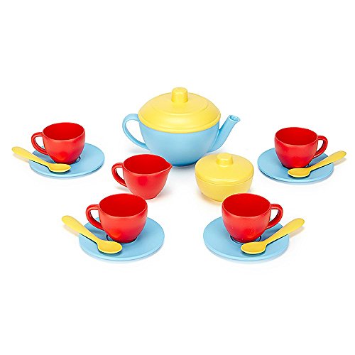 Green Toys Tea Set, Blue/Red/Yellow, Only $13.71, You Save $14.28(51%)