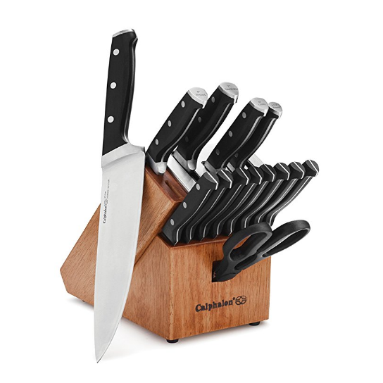 Calphalon Classic Self-Sharpening 15-pc. Cutlery Knife Block Set $105.99，FREE Shipping