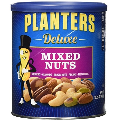 Planters Deluxe Mixed Nuts, 15.25 Ounce Canister, Only $5.19