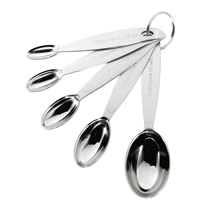 Cuisipro Stainless Steel Measuring Spoon Set only $9.08
