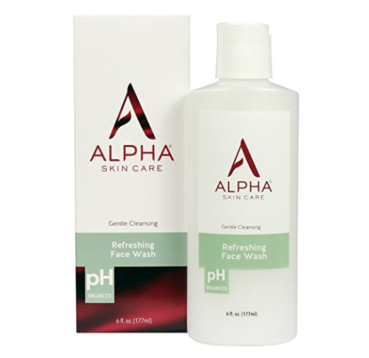 Alpha Skin Care Refreshing Face Wash For All Skin Types, 6 ounce (Packaging May Vary) only $5.64