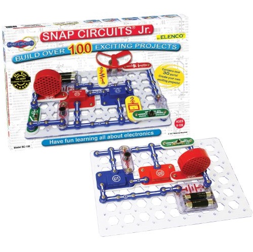 Snap Circuits Jr. SC-100 Electronics Discovery Kit, Only $19.99