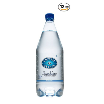 Crystal Geyser Sparkling Spring Water, Original, 1.25 Liter (Pack of 12)  $9.02