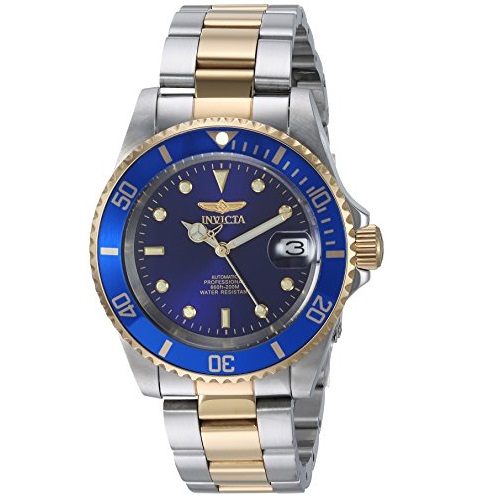 Invicta Men's 8928OB Pro Diver Gold Stainless Steel Two-Tone Automatic Watch, Only $57.99, free shipping