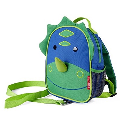 Skip Hop Zoo Little Kid and Toddler Safety Harness Backpack, Dakota Dinosaur, Only $10.79