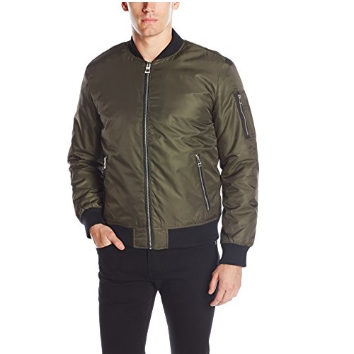GUESS Men's Harvey Bomber Jacket, Only $26.05, You Save $101.95(80%)