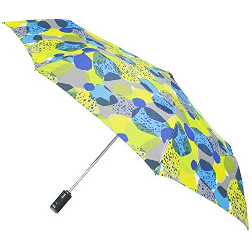 Totes Trx Auto Open and Close Light N Go Traveler Umbrella with Built in Led Flashlight, Stones, One Size, Only $9.57, You Save $26.76(74%)