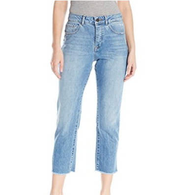 DL1961 Patti High Rise Straight Jeans in Ashland 女士牛仔裤  特价仅售$39.21