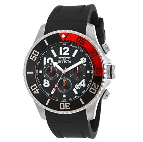 Invicta Men's 15145 Pro Diver Stainless Steel Watch With Black Polyurethane Band, Only $57.81, free shipping