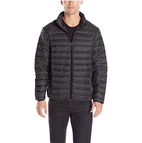 Hawke & Co Men's Packable Down Puffer Jacket with Shoulder Stitching, Only $29.37, free shipping