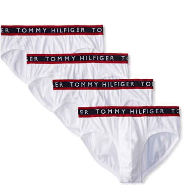 Tommy Hilfiger男士棉质舒适内裤 4条装  特价仅售$16.88