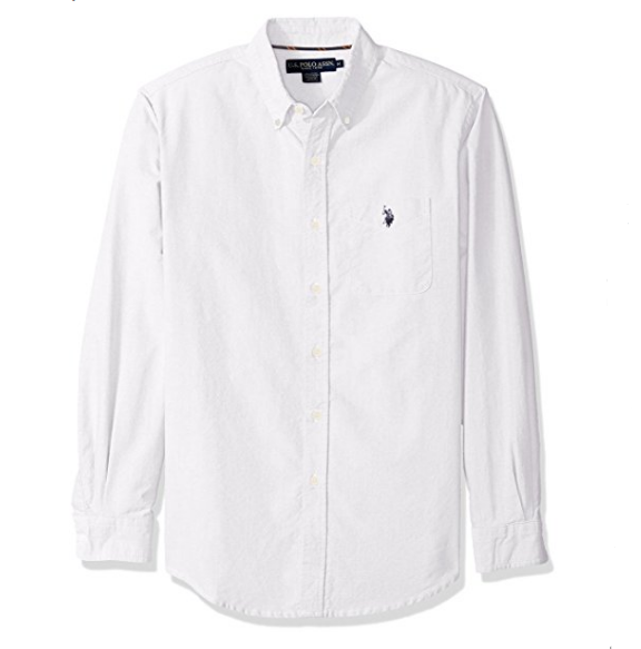 U.S. Polo Assn. Men's Classic Fit Solid Oxford Cloth Button Down Sport Shirt $29.36 - $31.99，FREE Shipping