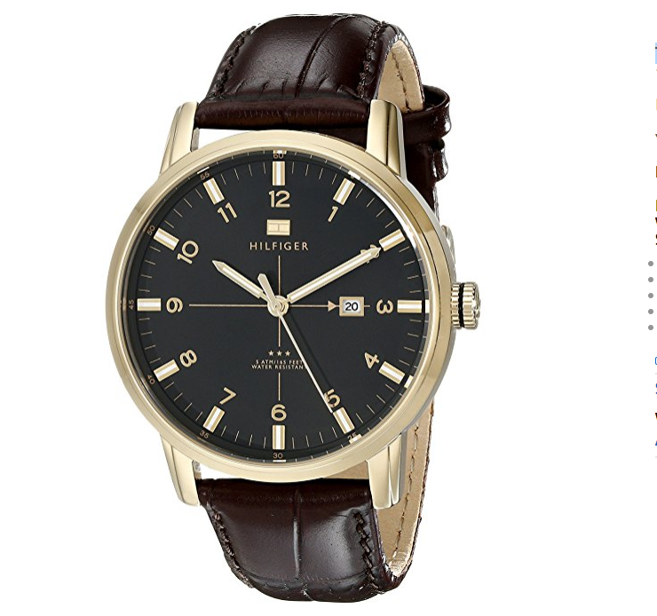 Tommy Hilfiger 男士1710329 腕錶，原價$135, 現僅售$56.70, 免運費！
