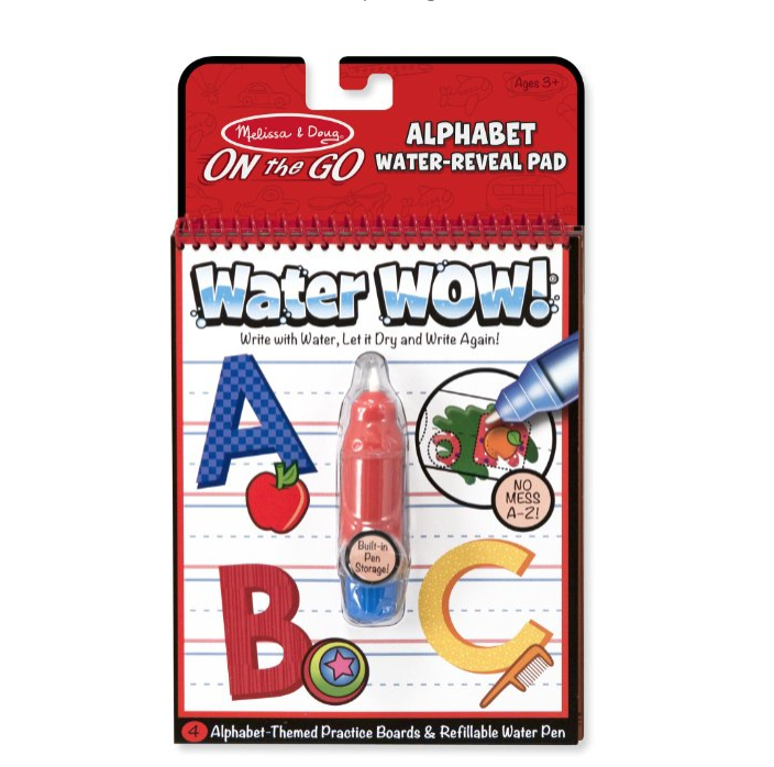 Melissa & Doug On the Go Water Wow! Reusable Water-Reveal Activity Pad - Alphabet only $3.99
