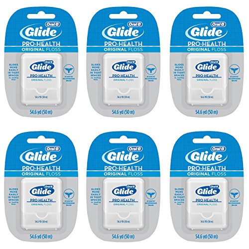 Oral-B Glide Pro-Health Dental Floss, Original Floss, 50 Meter (Pack of 6), Only $11.94 after clipping coupon