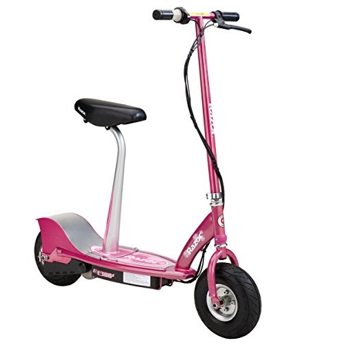 Razor E300S Seated Electric Scooter - Sweet Pea, Only $139.21, free shipping