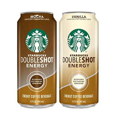Starbucks Doubleshot 摩卡+ 香草咖啡 15盎司 12瓶  特價僅售 $16.71