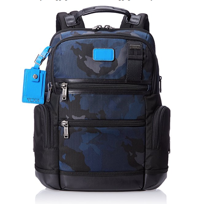 Tumi Alpha Bravo Kirtland Continental Expandable Carry-on, Blue Camo only $255.50