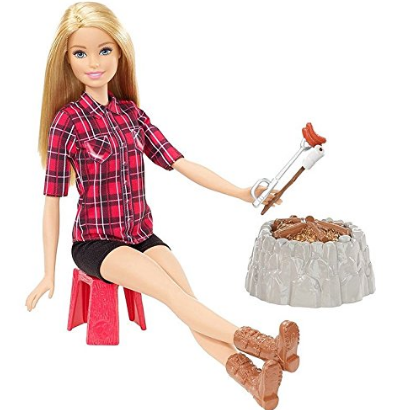 Barbie 美泰金发芭比娃娃 篝火主题   特价仅售$8.42