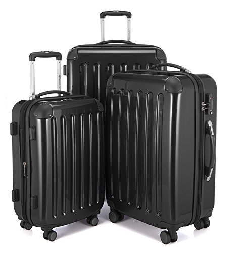 HAUPTSTADTKOFFER Luggages Sets Glossy Suitcase Sets Hardside Spinner Trolley Expandable (20“, 24“ & 28“) TSA Burgundy, Only $199.99, free shipping