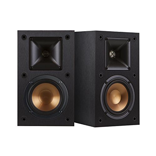 Klipsch R-14M 4-Inch Reference Bookshelf Speakers (Pair, Black), Only $79.20 after clipping coupon, free shipping