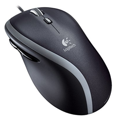 Logitech M500 USB Corded Mouse with Hyper-Fast Scroll $16.99