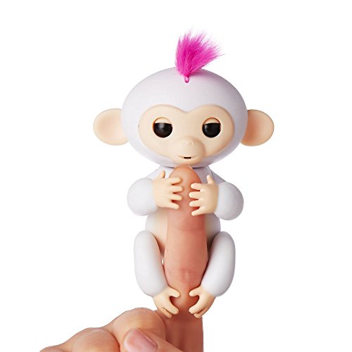 Fingerlings - Interactive Baby Monkey - Sophie (White with Pink Hair) By WowWee, Only $14.00