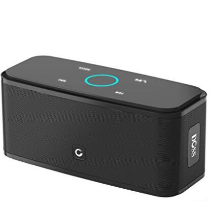 DOSS Touch Wireless Bluetooth V4.0 Portable Speaker with HD Sound and Bass (Black)  $23.79