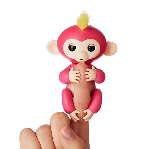 WowWee Fingerlings - Interactive Baby Monkey - Bella (Pink with Yellow Hair) By WowWee, Only ,	$5.33
