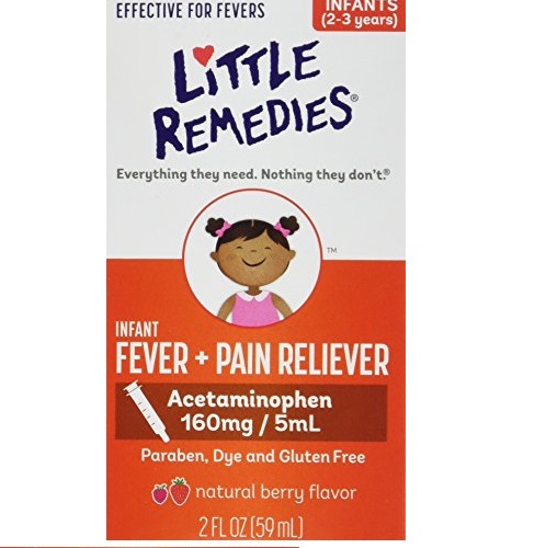 Little Remedies Fever Pain Reliever, Natural Mixed Berry Infants, 2 Fluid Ounce, Only $3.41, free shipping after clipping coupon and using SS