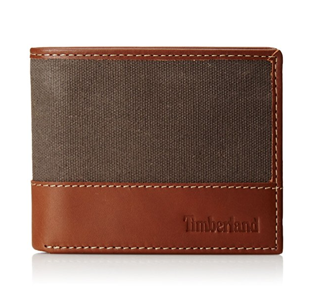 Timberland Men's Baseline Canvas Wallet with Removable Passcase only $11.89