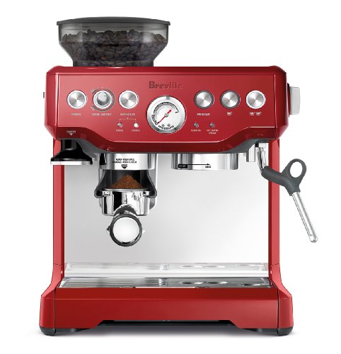 Breville BES870CBXL The Barista Express Coffee Machine, Cranberry Red, Only $429.99, You Save $570.00(57%)