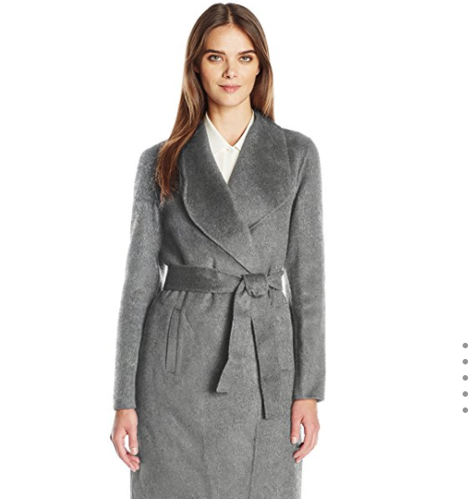 Armani Jeans  女士羊毛混紡大衣，原價$590, 現僅售$140.42, 免運費！